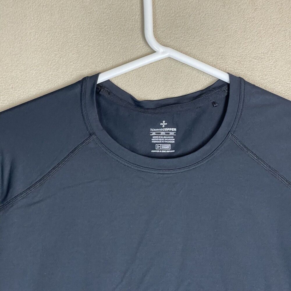 Tommie Copper T Shirt Mens XXL Black Copper‎ Zinc Infused Short Sleeve Tee Adult - Picture 2 of 10